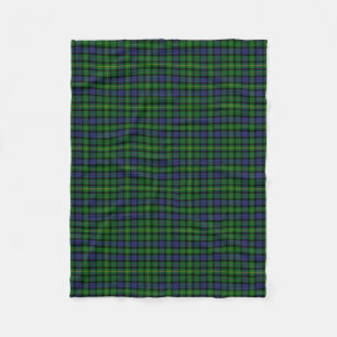 Scottish Clan MacBride Tartan Plaid Fleece Blanket