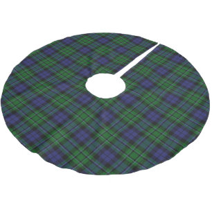 Scottish Clan MacCallum Tartan Brushed Polyester Tree Skirt