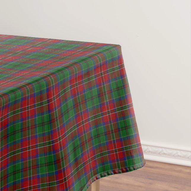 Scottish Clan MacCulloch MacCullough Tartan Tablecloth (In Situ)