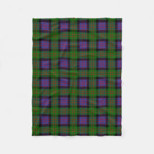 Scottish Clan MacDonald Tartan Plaid Fleece Blanket