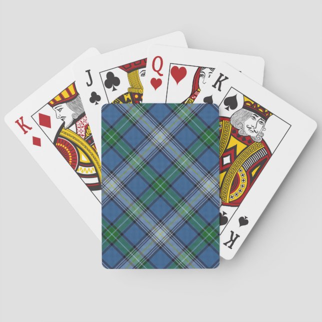 Scottish Clan MacDowall McDowell Tartan Deck Playing Cards (Back)