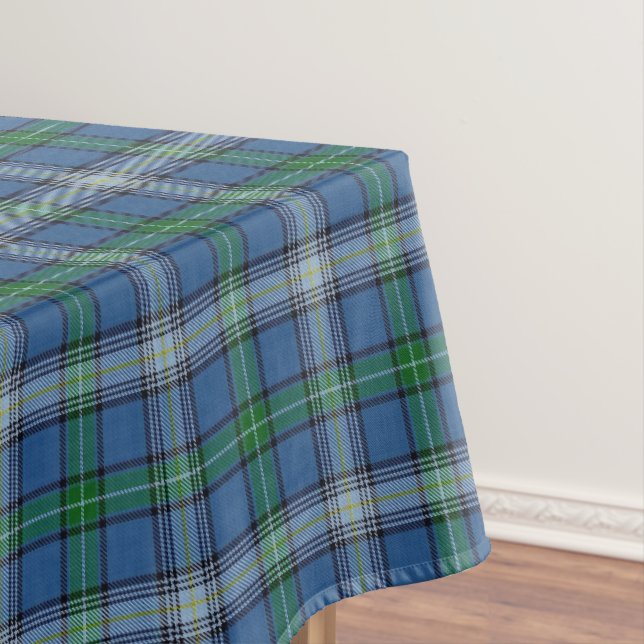Scottish Clan MacDowall McDowell Tartan Tablecloth (In Situ)