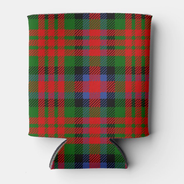 Scottish Clan MacDuff Tartan Plaid Can Cooler (Front)