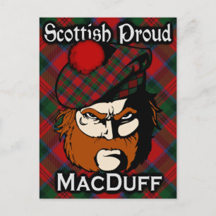Scottish Clan MacDuff Tartan Postcard