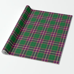 Scottish Clan MacFarlane Hunting Tartan Plaid Wrapping Paper