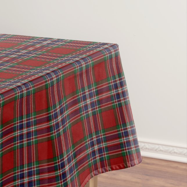 Scottish Clan MacFarlane Tartan Tablecloth (In Situ)