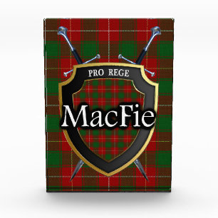 Scottish Clan MacFie Tartan Photo Block