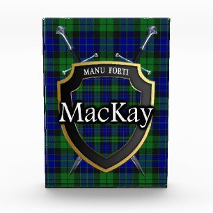 Scottish Clan MacKay Tartan Photo Block