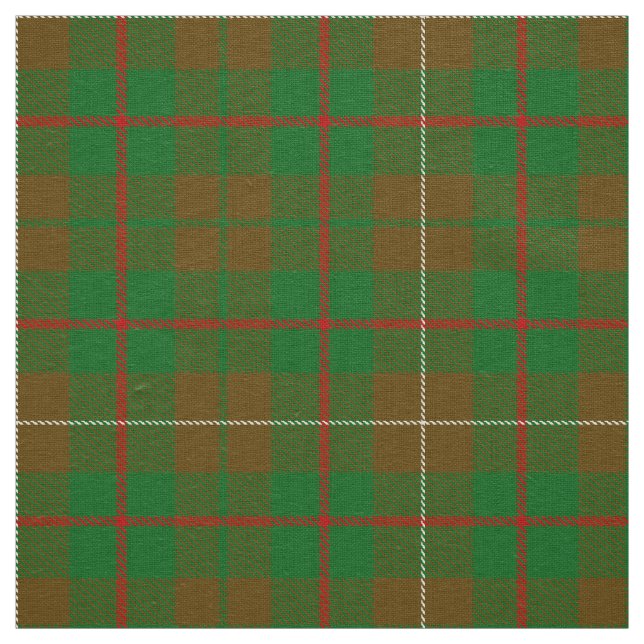 Scottish Clan MacKinnon Hunting Tartan Plaid Fabric (Swatch)