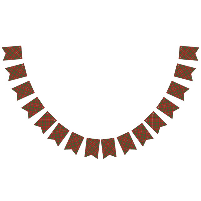 Scottish Clan MacKinnon Tartan Bunting (All)