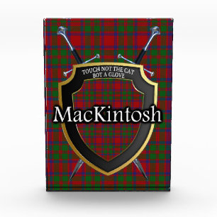 Scottish Clan MacKintosh Tartan Photo Block