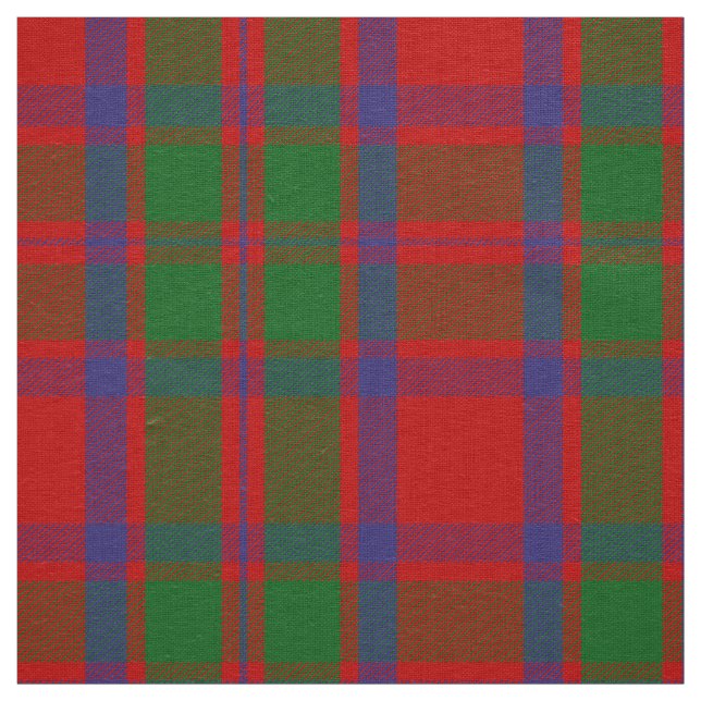 Scottish Clan MacKintosh Tartan Plaid Fabric (Swatch)