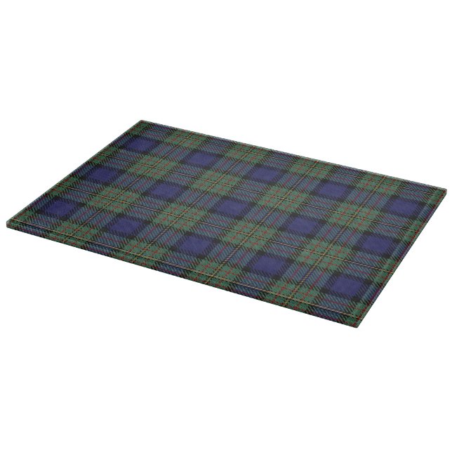Scottish Clan MacLaren Tartan Cutting Board (Corner)