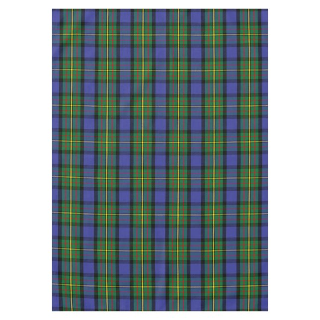 Scottish Clan MacLaren Tartan Plaid Tablecloth (Front)