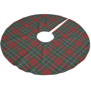 Scottish Clan MacLean Tartan Brushed Polyester Tree Skirt