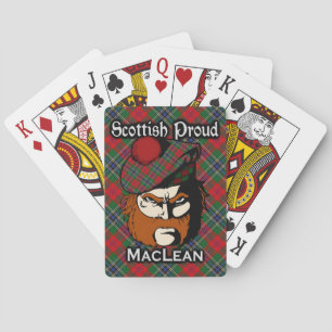 Scottish Clan MacLean Tartan Deck Playing Cards
