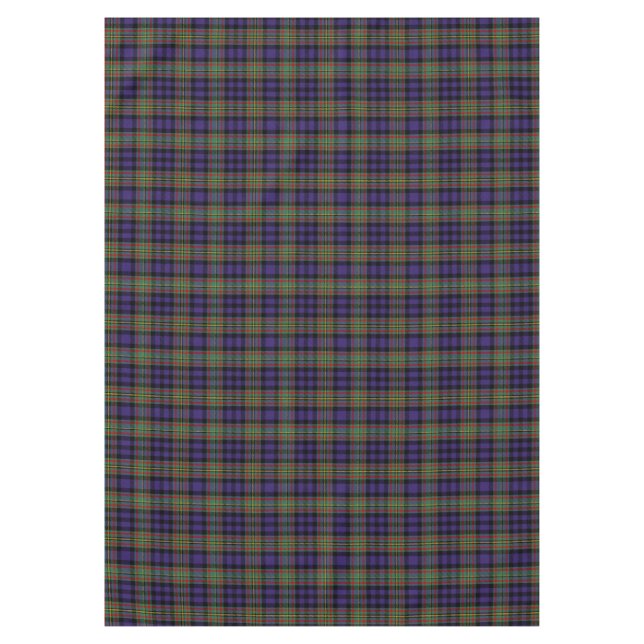 Scottish Clan MacLellan Tartan Plaid Tablecloth (Front)