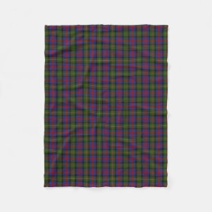 Scottish Clan MacLennan Classic Tartan Fleece Blanket