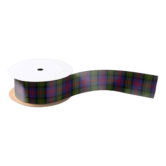 Scottish Clan MacLennan Classic Tartan Satin Ribbon (Spool)