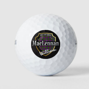 Scottish Clan MacLennan Personalise Your Name Golf Balls