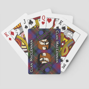 Scottish Clan MacLennan Tartan Deck Playing Cards
