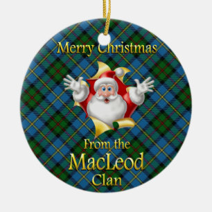 Scottish Clan MacLeod Christmas Ornament