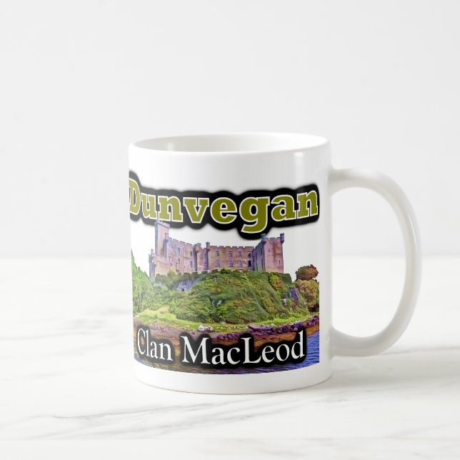 Scottish Clan MacLeod Dunvegan Castle Coffee Mug (Right)