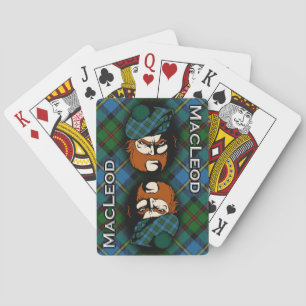 Scottish Clan MacLeod of Harris Tartan Deck Playing Cards