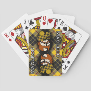 Scottish Clan MacLeod of Lewis Tartan Deck Playing Cards