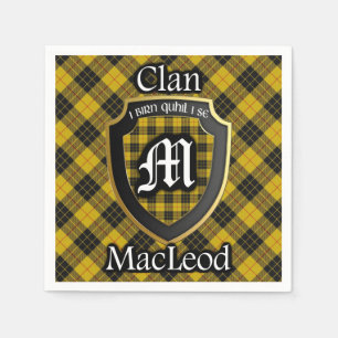 Scottish Clan MacLeod Tartan Napkin