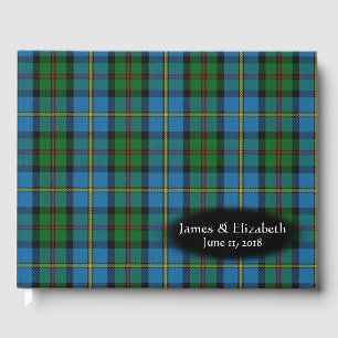 Scottish Clan MacLeod Tartan Plaid Wedding Guest Book