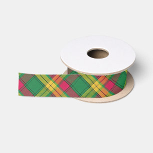 Scottish Clan MacMillan Classic Colourful Tartan Satin Ribbon