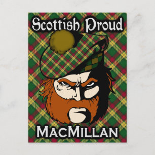 Scottish Clan MacMillan Tartan Postcard