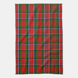 Scottish Clan MacNaughton Tartan Plaid Tea Towel
