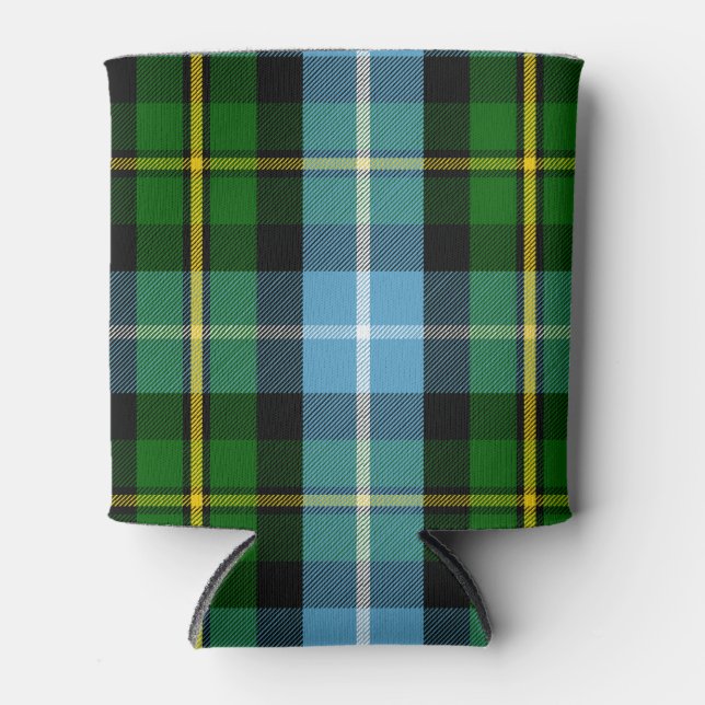 Scottish Clan MacNeil Tartan Plaid Can Cooler (Front)