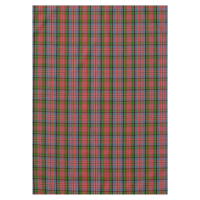 Scottish Clan MacPherson Tartan Plaid Tablecloth (Front)