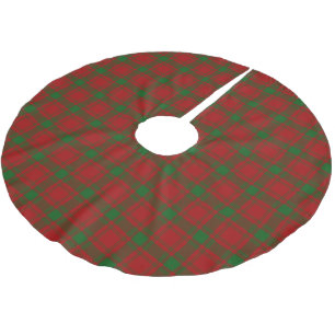 Scottish Clan MacQuarrie Tartan Brushed Polyester Tree Skirt