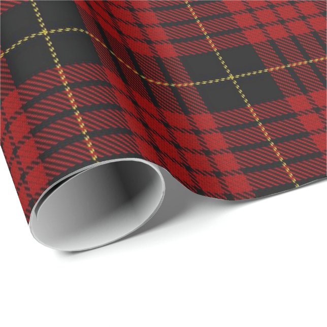 Scottish Clan MacQueen Tartan Wrapping Paper (Roll Corner)