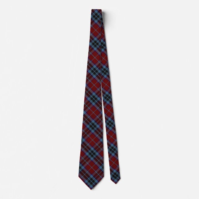 Scottish Clan MacTavish Tartan Tie (Front)