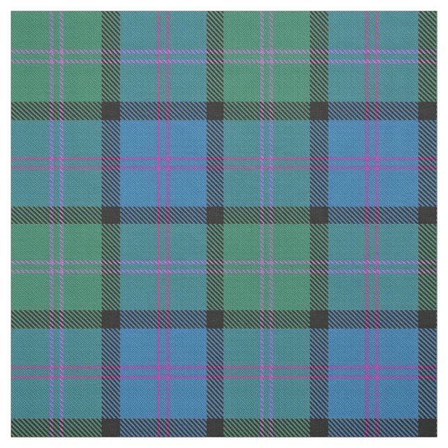 Scottish Clan MacThomas Tartan Plaid Fabric (Swatch)