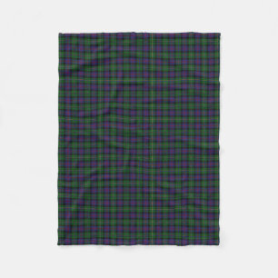 Scottish Clan Malcolm Classic Tartan Fleece Blanket