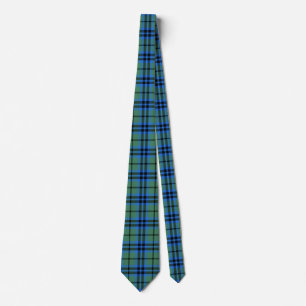 Scottish Clan Marshall Tartan Plaid Tie