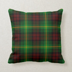 Scottish Clan Martin Tartan Plaid Cushion