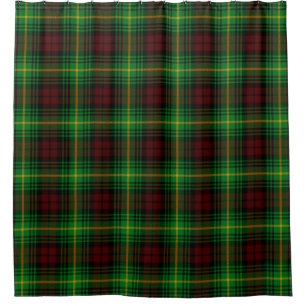 Scottish Clan Martin Tartan Plaid Shower Curtain