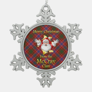 Scottish Clan McCray Christmas Ornament