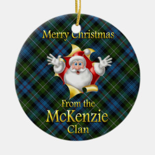 Scottish Clan McKenzie Christmas Ornament