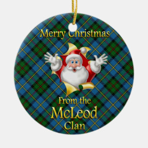 Scottish Clan McLeod Christmas Ornament