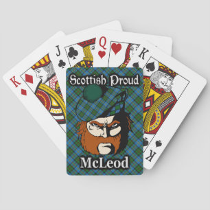 Scottish Clan McLeod Tartan Playing Cards