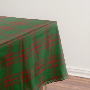 Scottish Clan Menzies Tartan Tablecloth