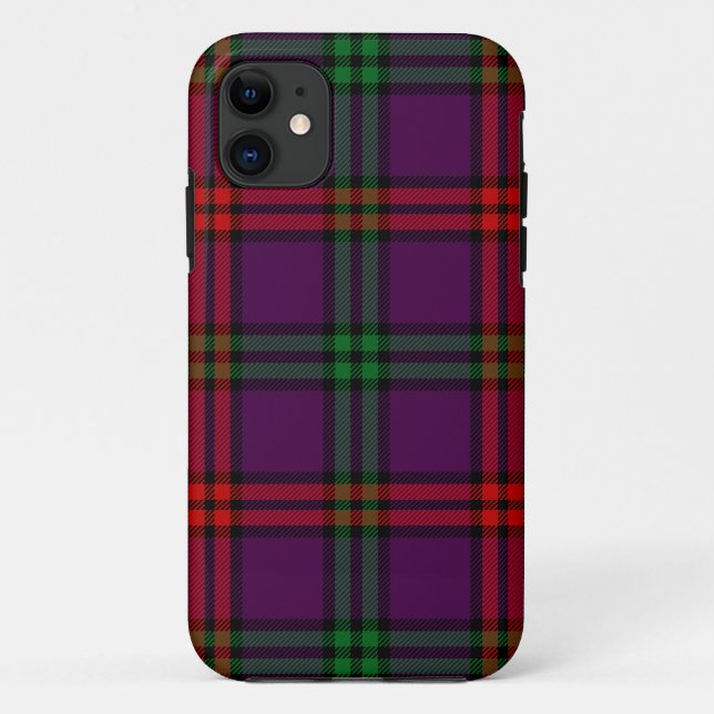 Scottish Clan Montgomery Tartan Plaid Case-Mate iPhone Case (Back)